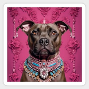 Staffy Art Sticker